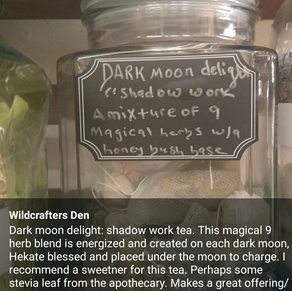 Dark moon shadowwork tea 12 bags